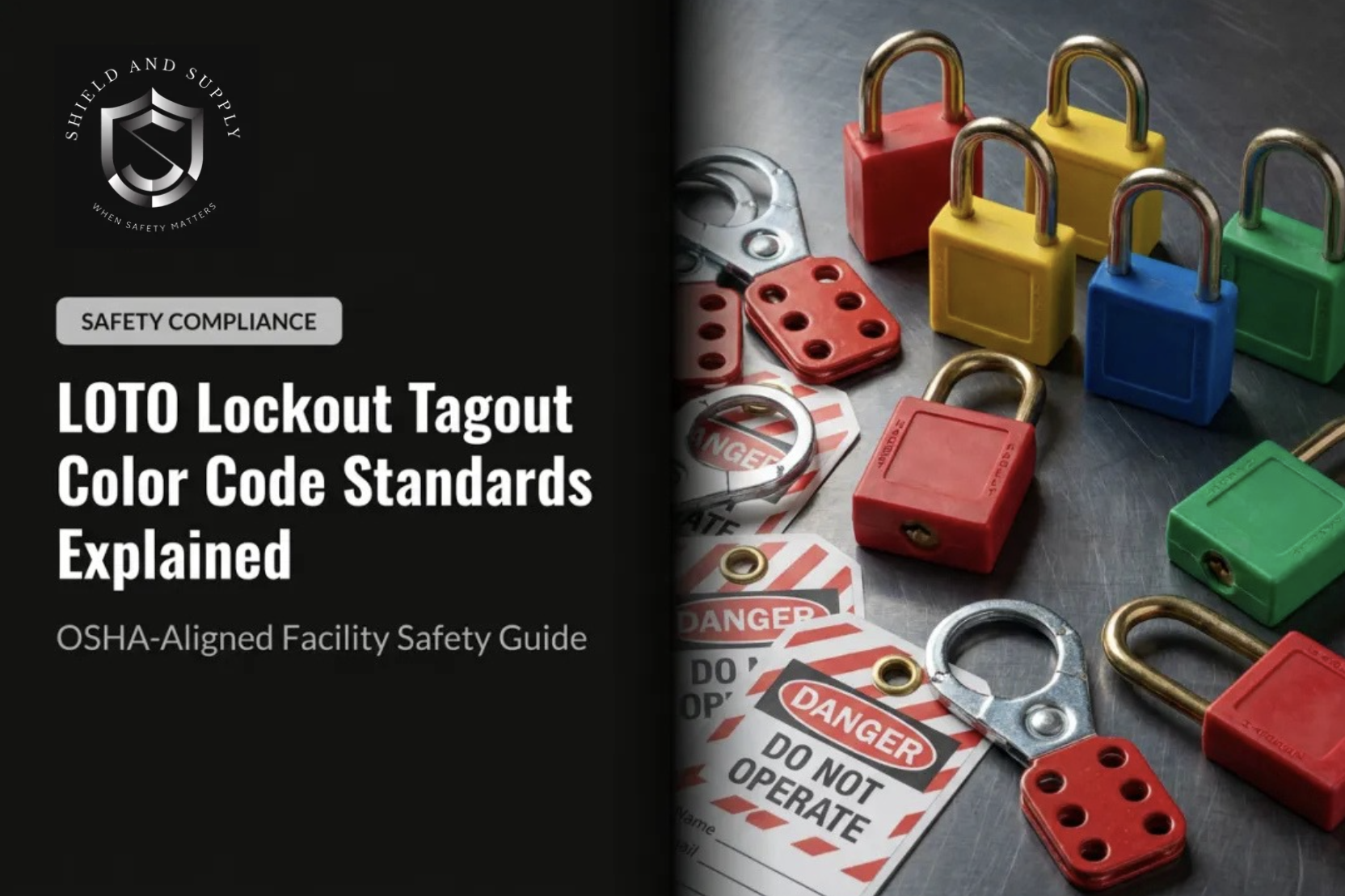 LOTO Lockout Tagout Color Code Standards Explained