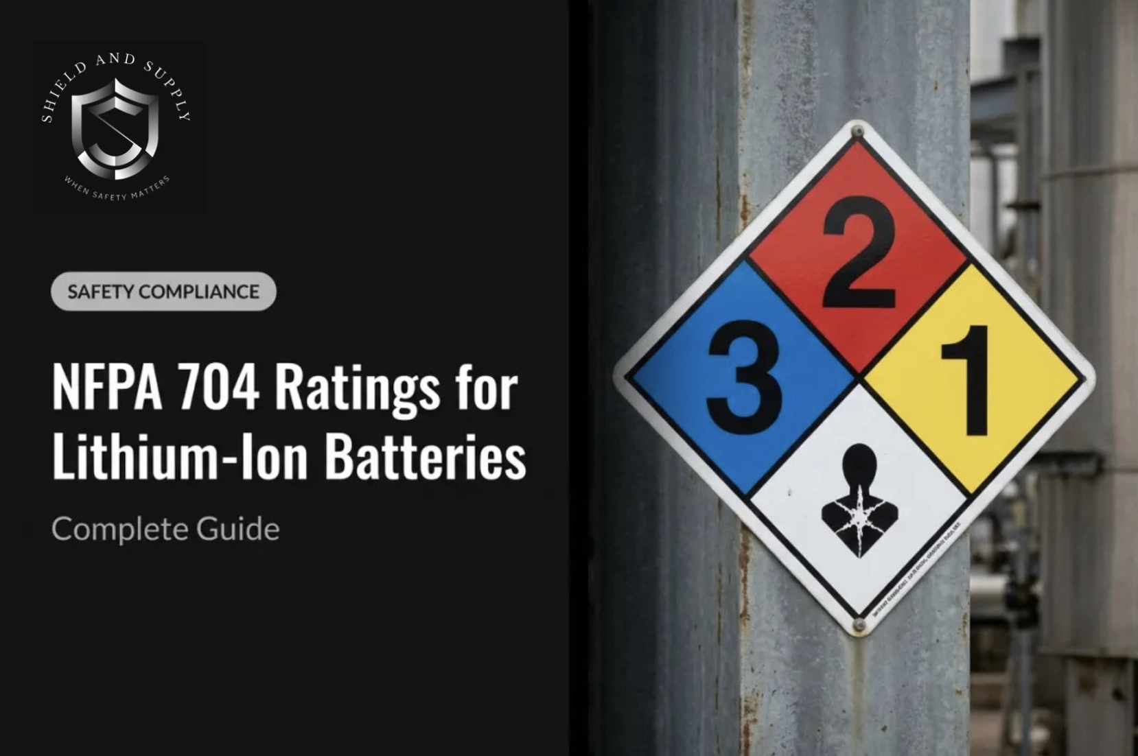 NFPA 704 Ratings for Lithium-Ion Batteries: Complete Guide
