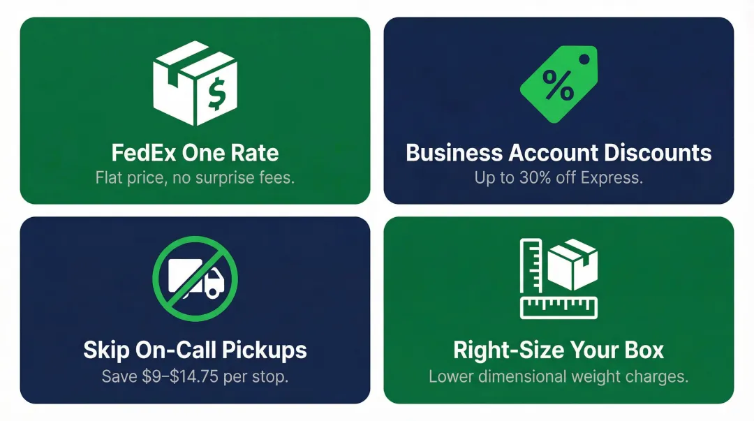 Four FedEx shipping cost-saving strategies for California businesses and individuals