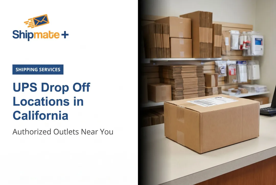 UPS Drop Off Locations in California