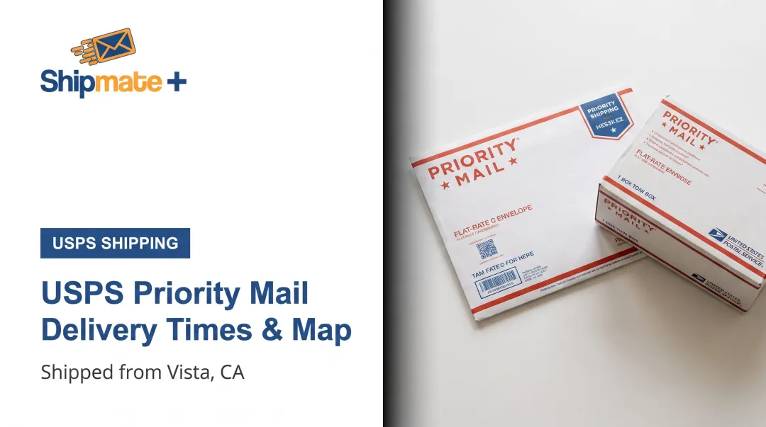 USPS Priority Mail Delivery Times & Map