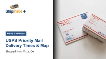 USPS Priority Mail Delivery Times &amp; Map