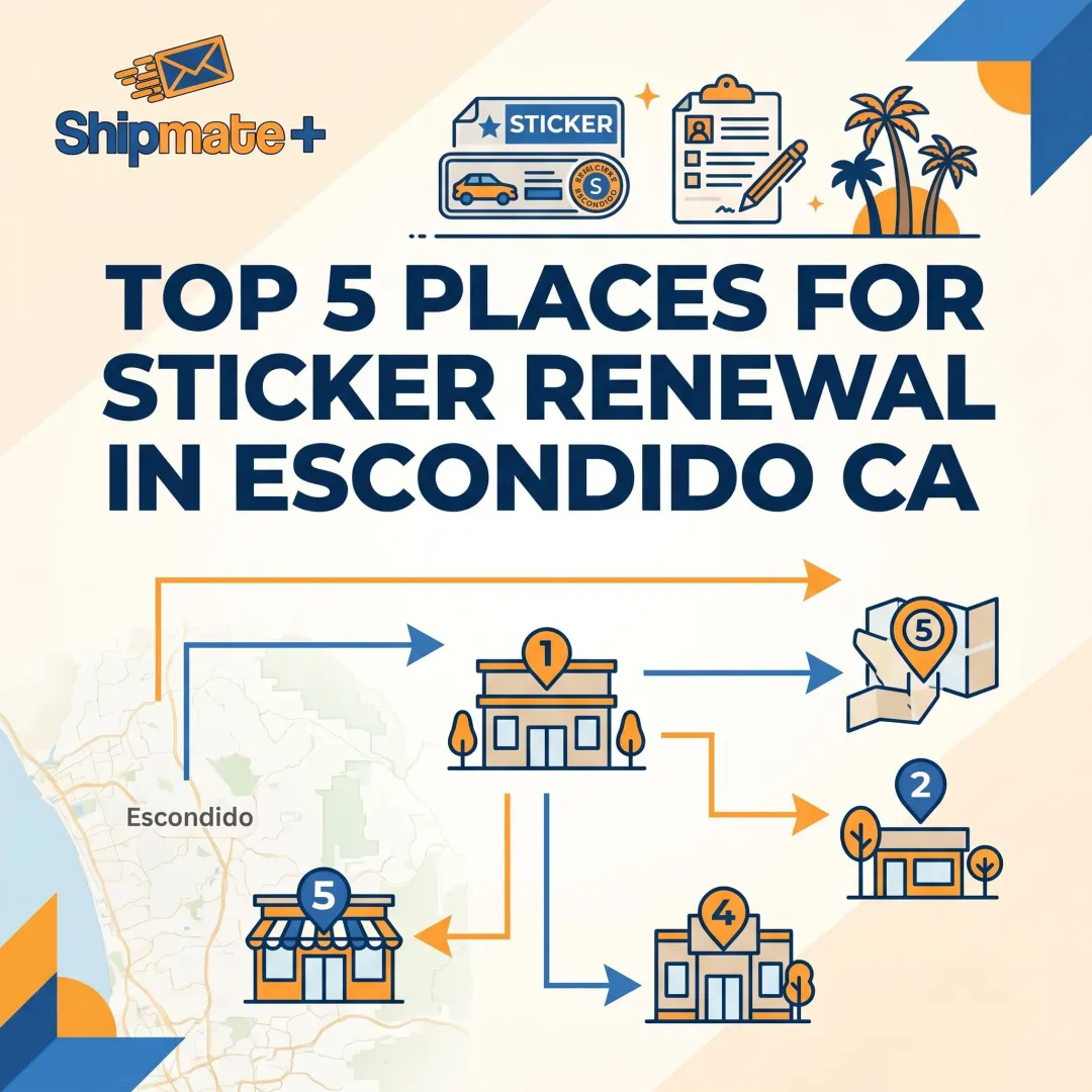 Top 5 Places for Sticker Renewal in Escondido CA