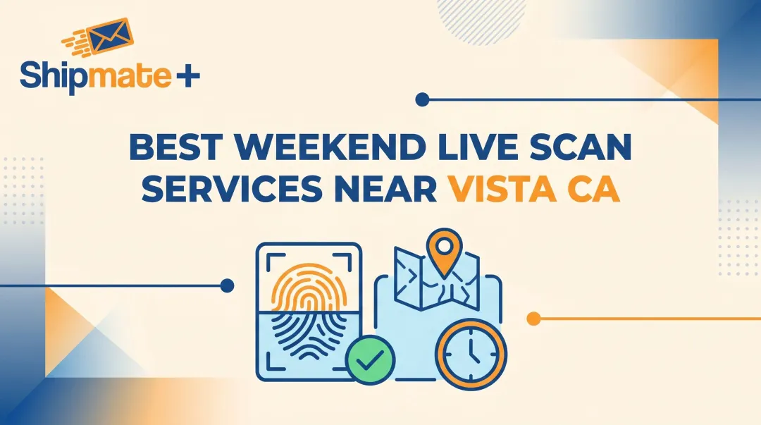 Best Weekend Live Scan Services Near Vista CA