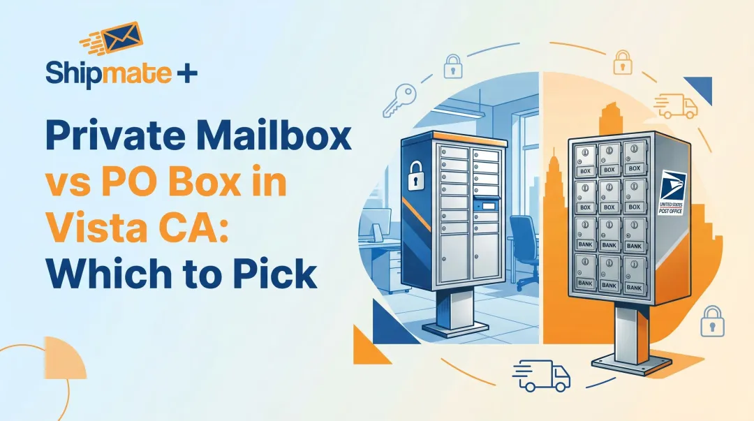 Private Mailbox vs PO Box in Vista CA: Which to Pick