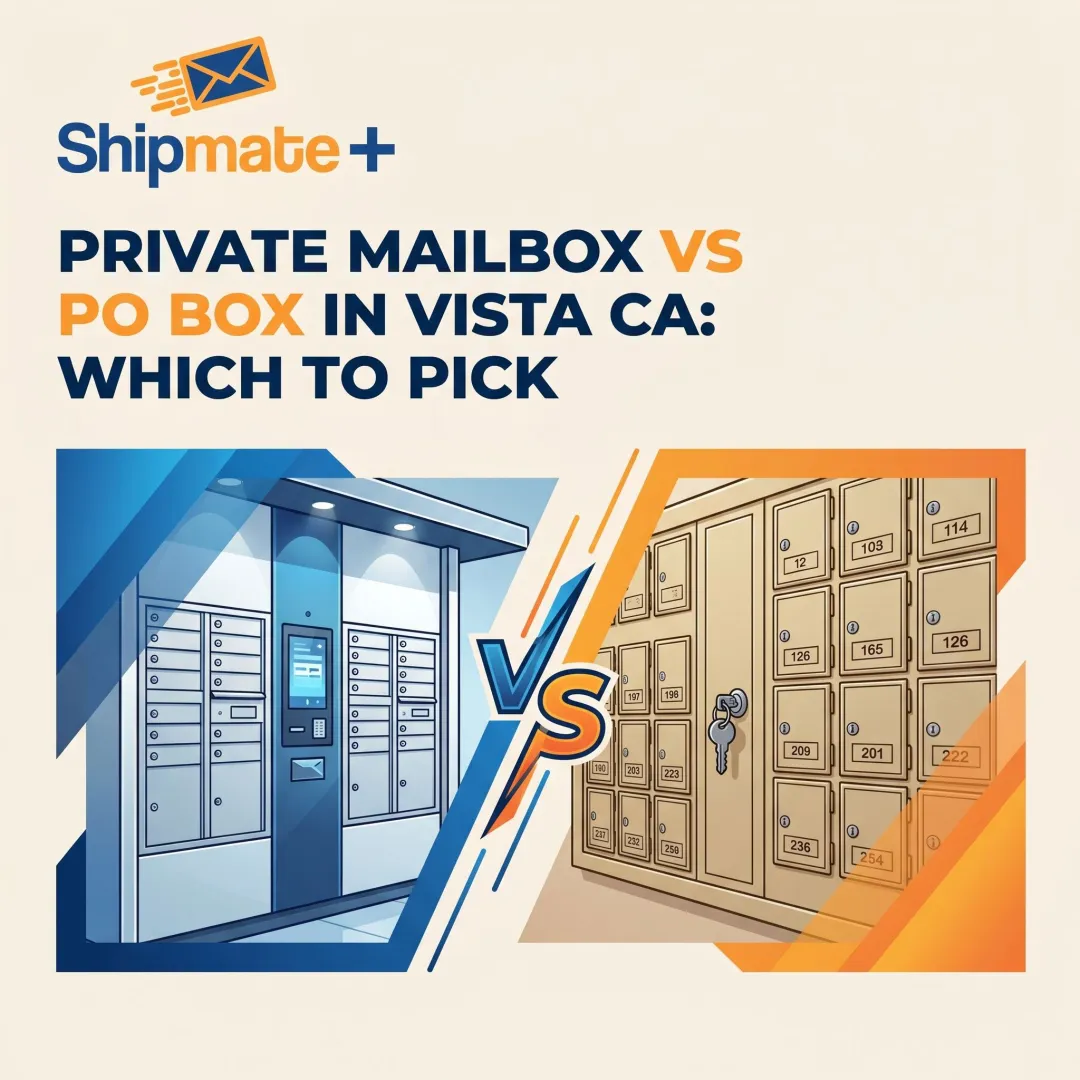 Private Mailbox vs PO Box in Vista CA: Which to Pick