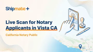Live Scan for Notary Applicants in Vista CA