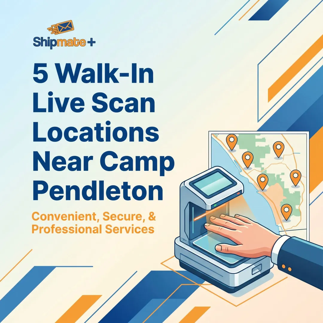 5 Walk-In Live Scan Locations Near Camp Pendleton