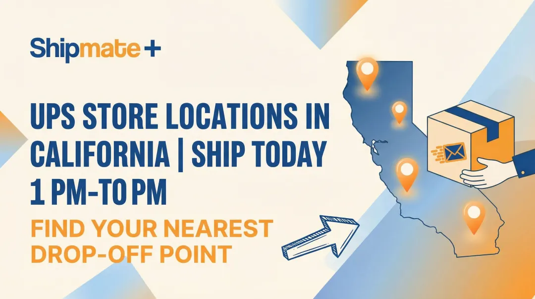 UPS Store Locations in California | Ship Today