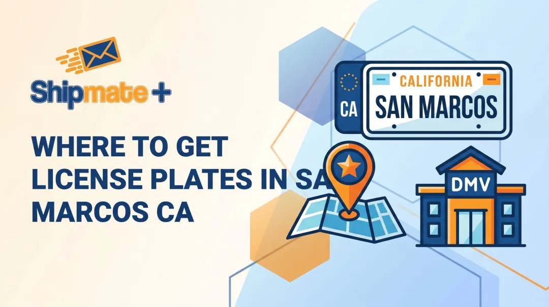 Where to Get License Plates in San Marcos CA