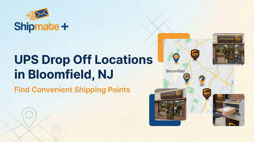 UPS Drop Off Locations in Bloomfield, NJ