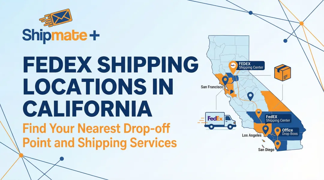 FedEx Shipping Locations in California