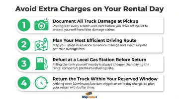 Four U-Haul rental management tips to avoid extra charges on moving day