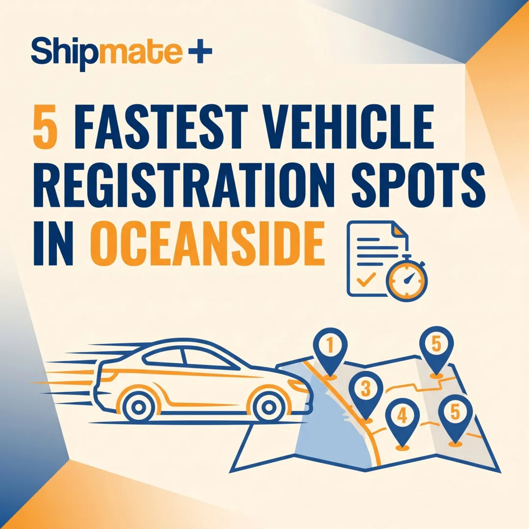 5 Fastest Vehicle Registration Spots in Oceanside