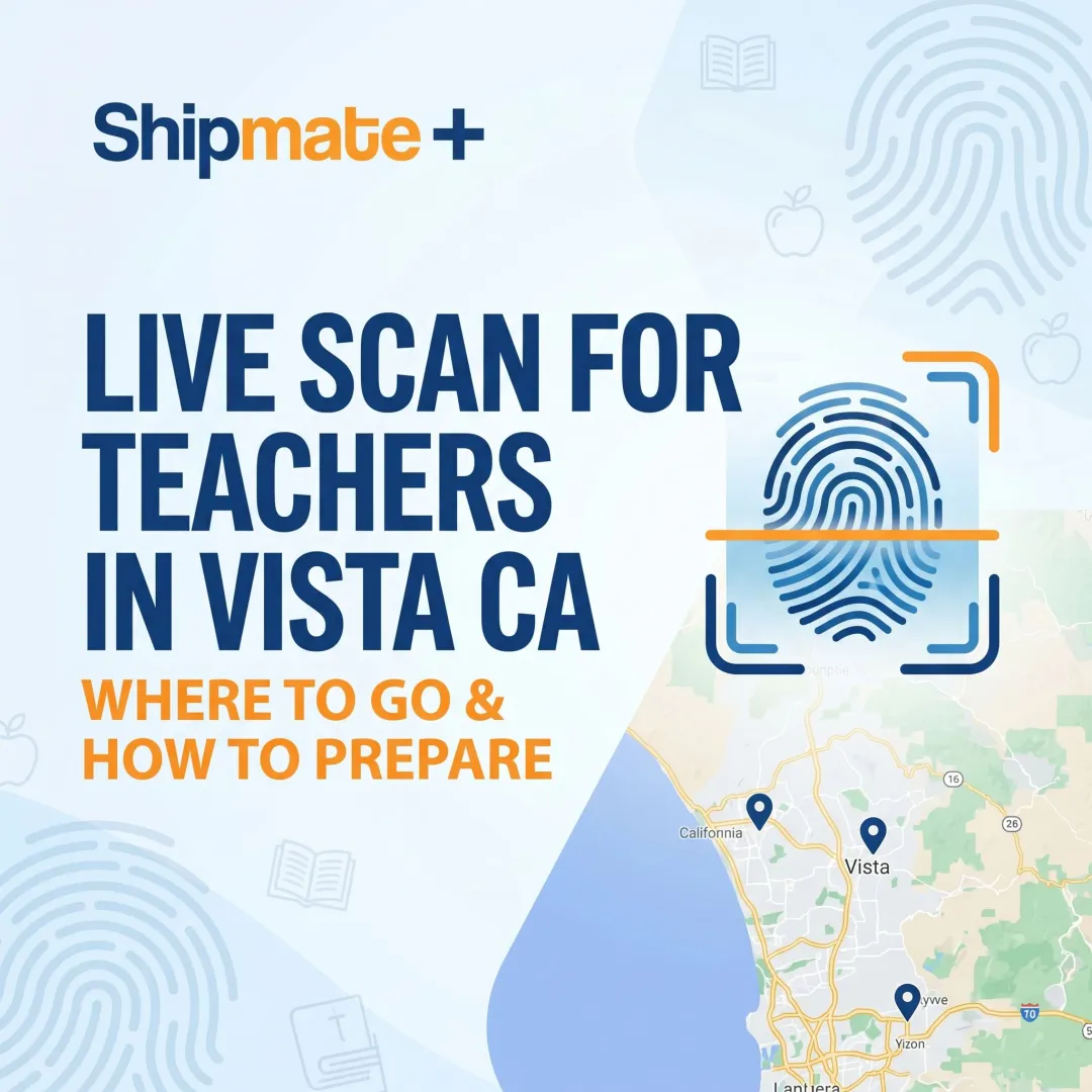 Live Scan for Teachers in Vista CA: Where to Go