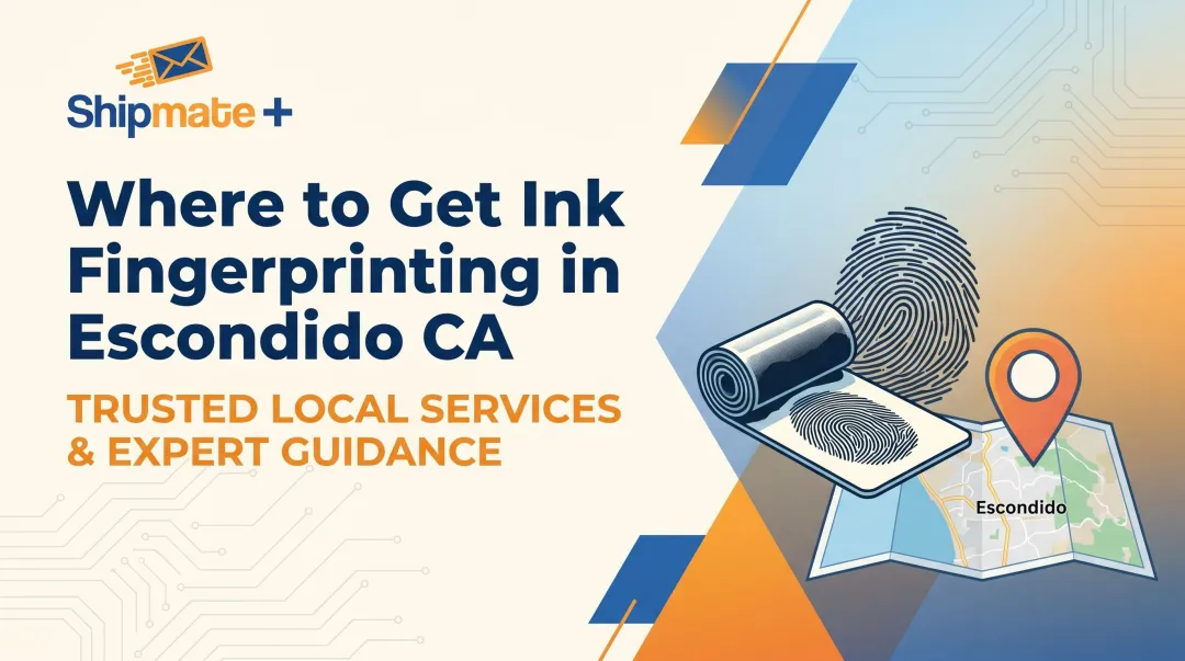 Where to Get Ink Fingerprinting in Escondido CA