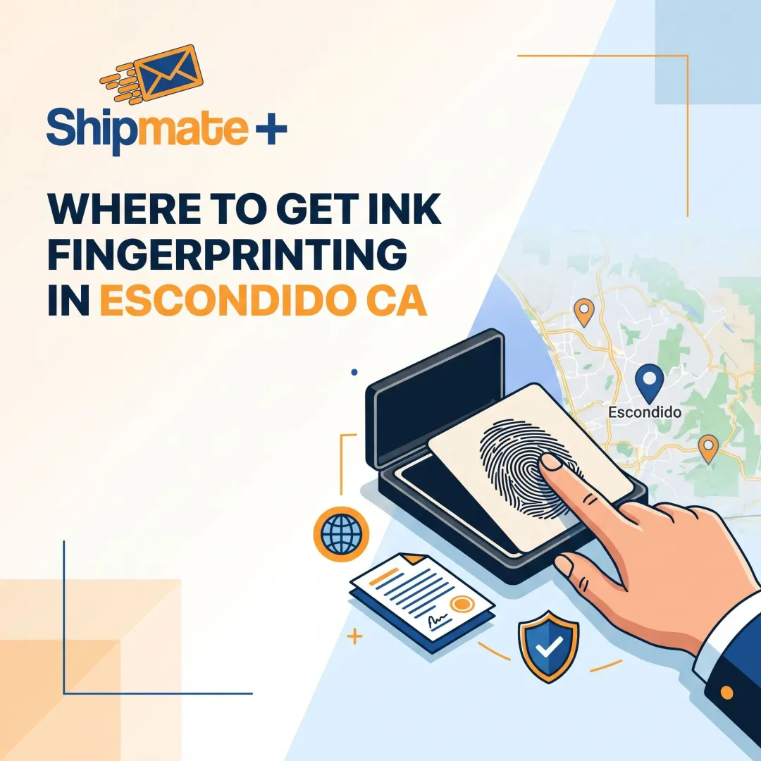 Where to Get Ink Fingerprinting in Escondido CA