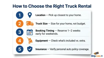 5 key factors for choosing a moving truck rental in Vista CA