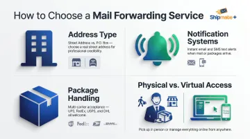 Four key factors for choosing a mail forwarding service in Vista CA