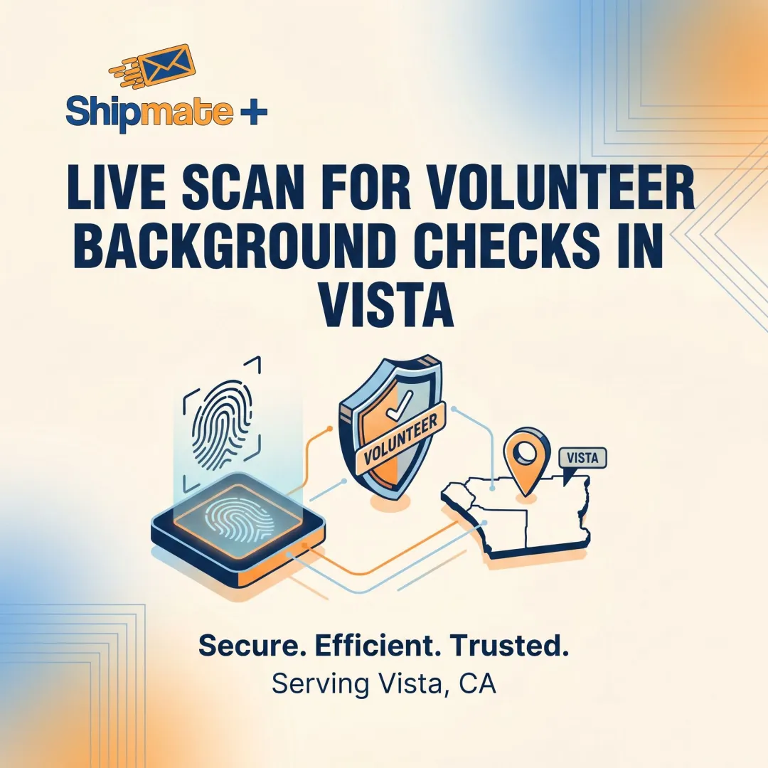 Live Scan for Volunteer Background Checks in Vista