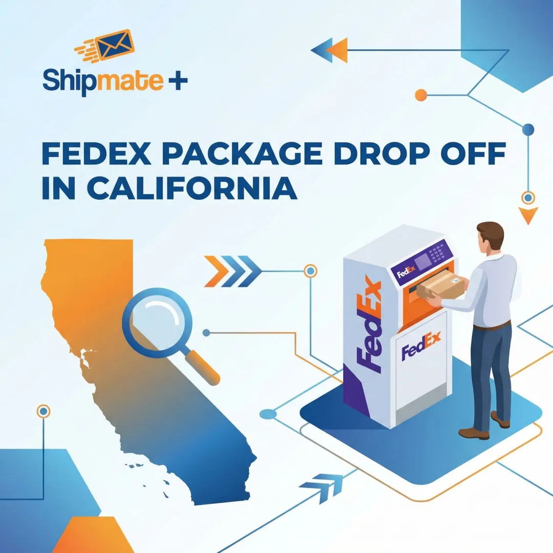 FedEx Package Drop Off in California