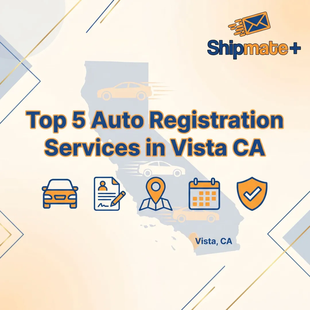 Top 5 Auto Registration Services in Vista CA