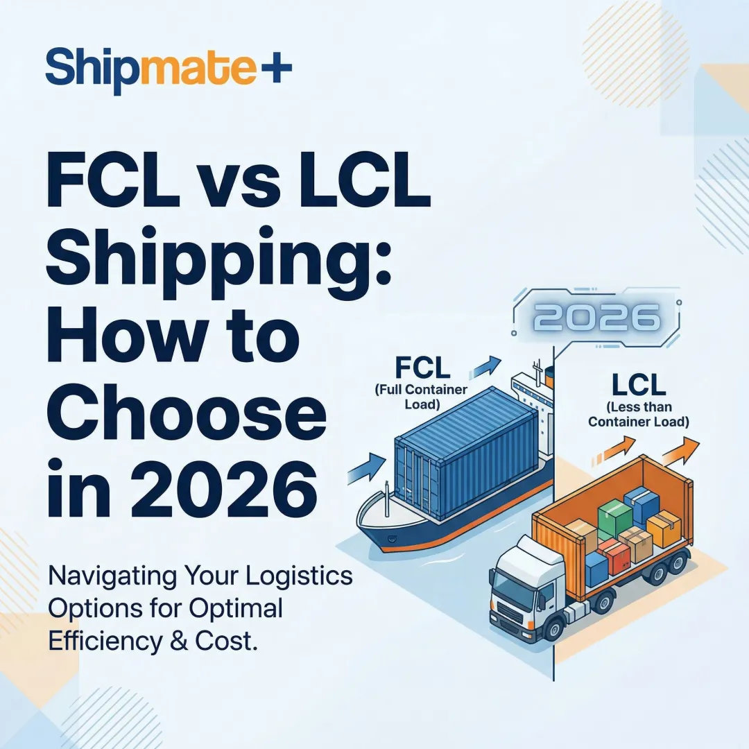 FCL vs LCL Shipping: How to Choose in 2026
