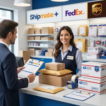 Commercial shipping accounts for New York businesses at ShipMate+
