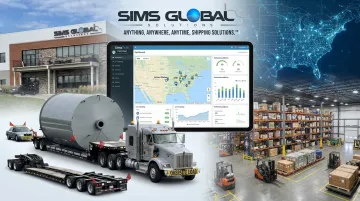 Sims Global Solutions SimsTrak platform interface with fleet and carrier network overview