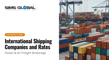 International Shipping Companies and Rates
