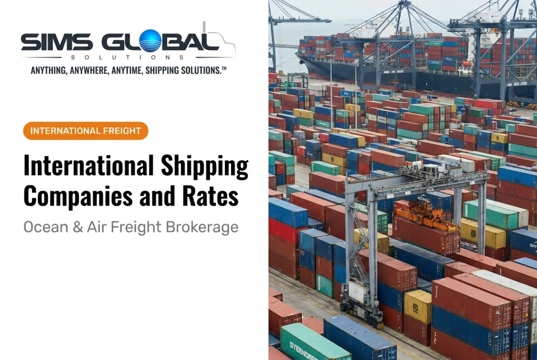 International Shipping Companies and Rates