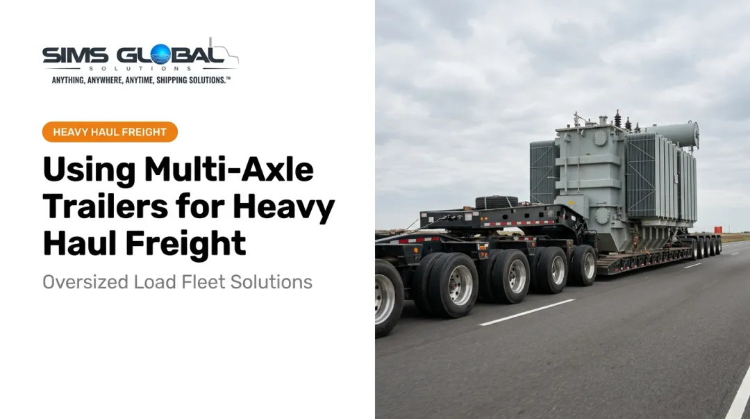 Using Multi-Axle Trailers for Heavy Haul Freight