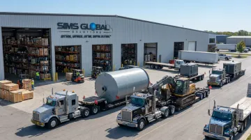 Sims Global Solutions heavy haul fleet and warehouse facility network