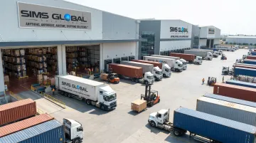 Sims Global Solutions warehouse facility supporting nationwide drayage network