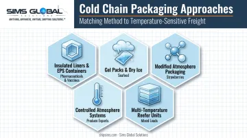 Five cold chain packaging methods used for perishable goods shipments