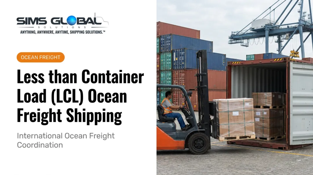 Less than Container Load (LCL) Ocean Freight Shipping