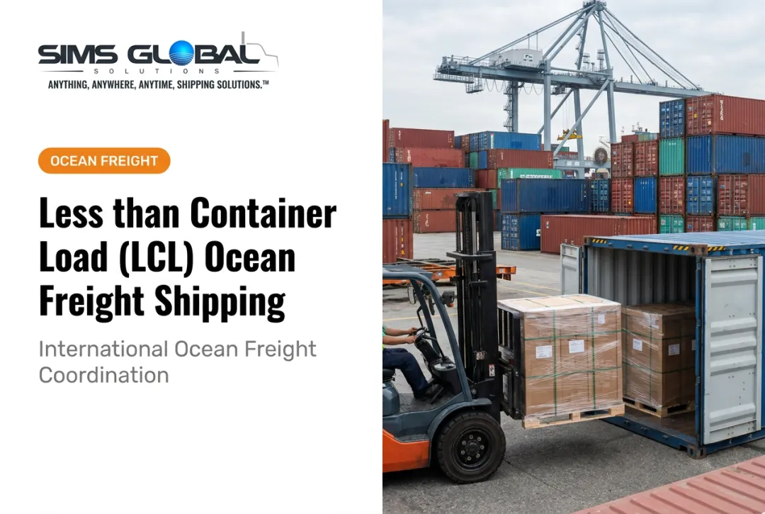 Less than Container Load (LCL) Ocean Freight Shipping