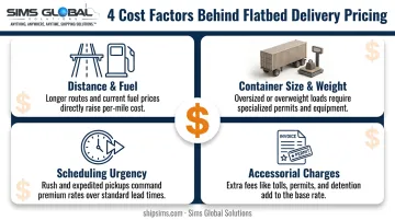 Four key cost factors affecting flatbed container delivery pricing