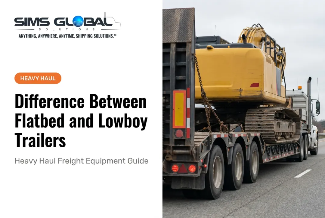 Difference Between Flatbed and Lowboy Trailers