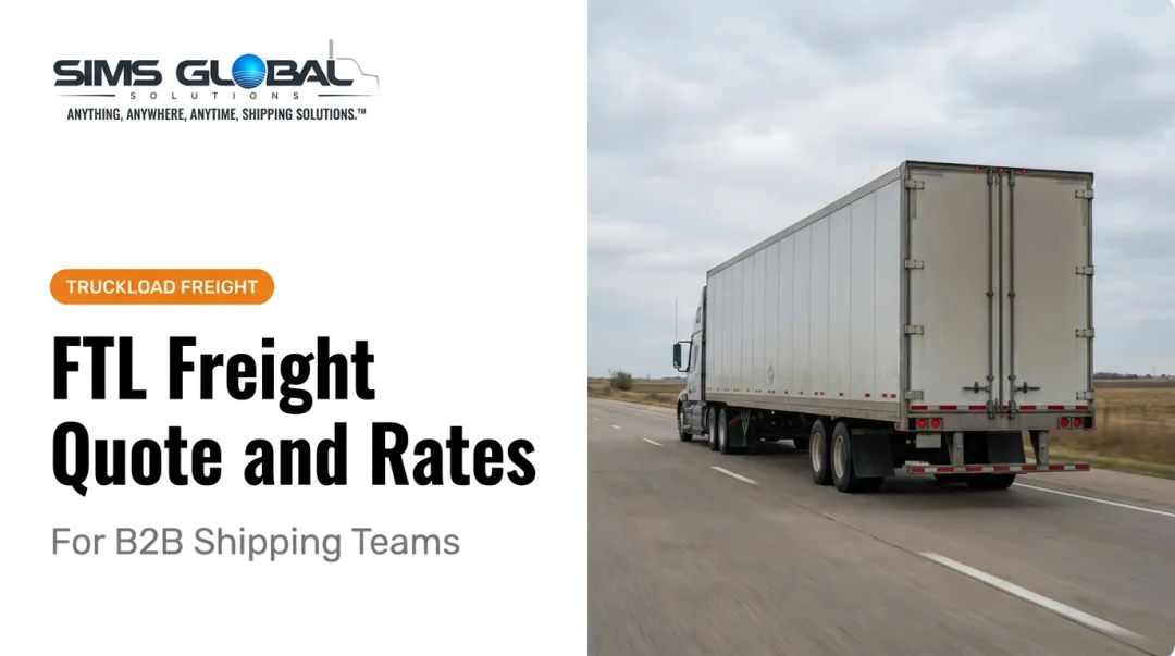 FTL Freight Quote and Rates