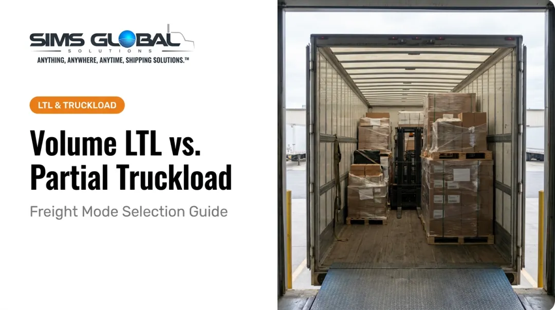 Volume LTL vs. Partial Truckload
