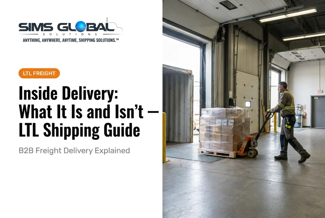 Inside Delivery: What It Is and Isn't — LTL Shipping Guide
