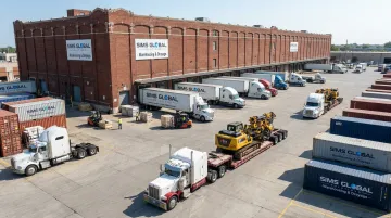 Sims Global Solutions warehouse and drayage network facility exterior