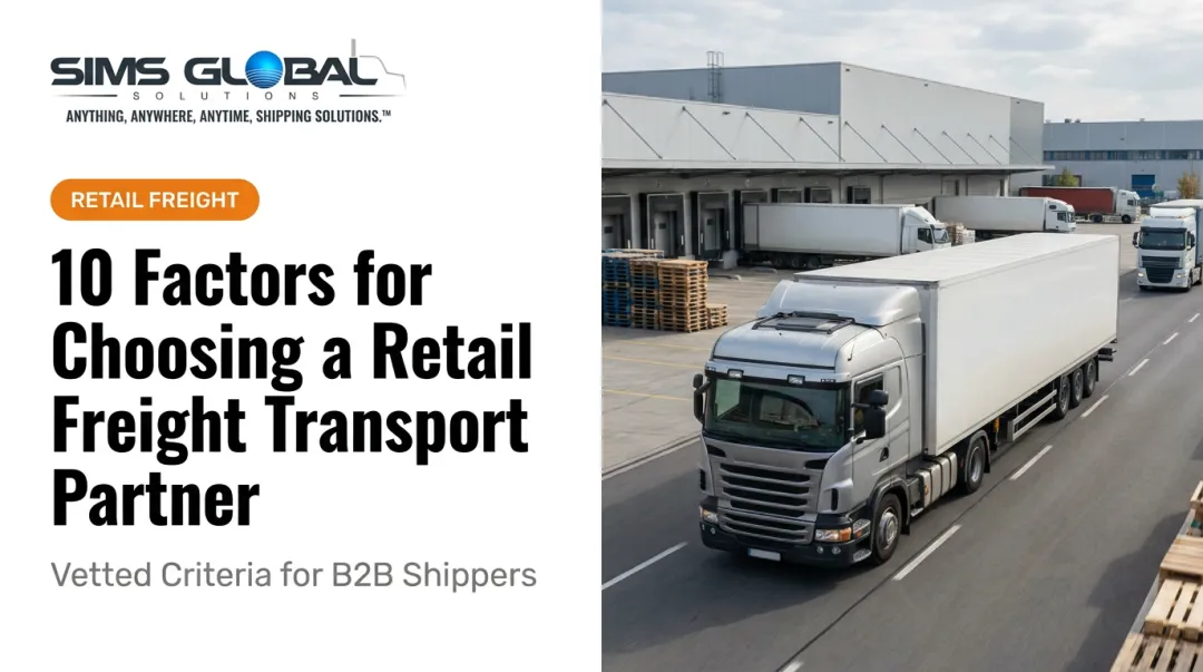 10 Factors for Choosing a Retail Freight Transport Partner