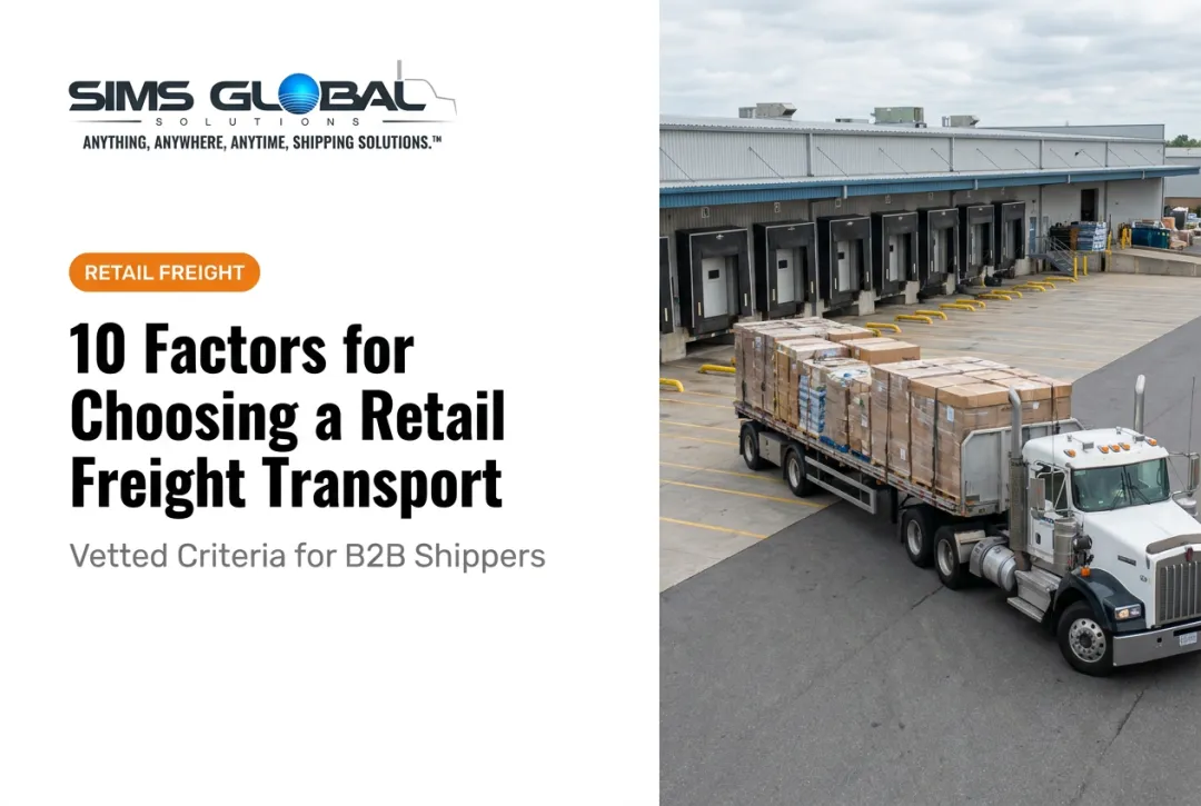 10 Factors for Choosing a Retail Freight Transport Partner