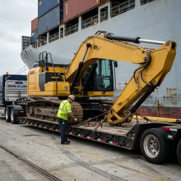 International Heavy Equipment Shipping & Overseas Transport