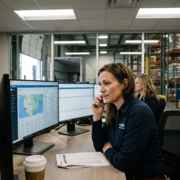 Defense freight logistics coordination