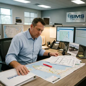 Oversize truck route planning in Florida