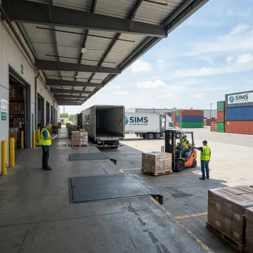 Freight trucks and warehouse logistics in Nashville