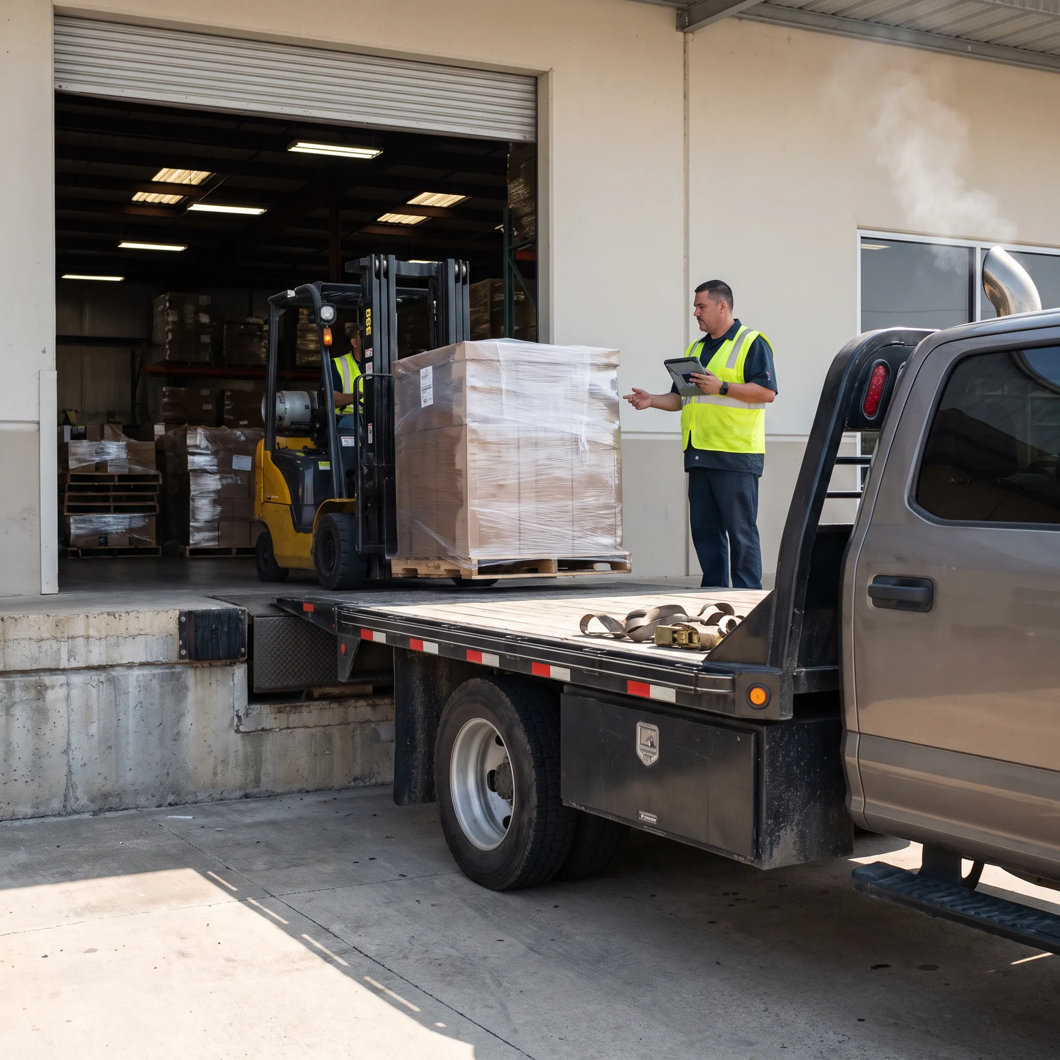 Hot shot truck being dispatched for urgent Texas freight
